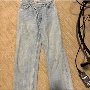 Abercrombie & Fitch Light Wash High Rise Jeans